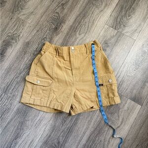 Vans Women's Cargo Utility Shorts in Mustard